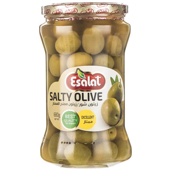 زیتون شور ممتاز اصالت 680 گرم Esalat Salty Olive Excelent 680gr